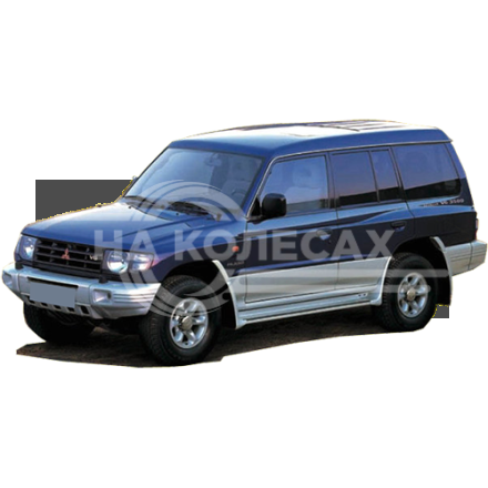 Внешние ремонтные пороги Mitsubishi Pajero/Montero 2 рест