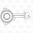 Муфта выключения сцепления для автомобилей Ford Transit (00-) 2.0D/ Transit (06-) 2.2TDCi (КПП VXT75/VMT6) алюминиевый корпус