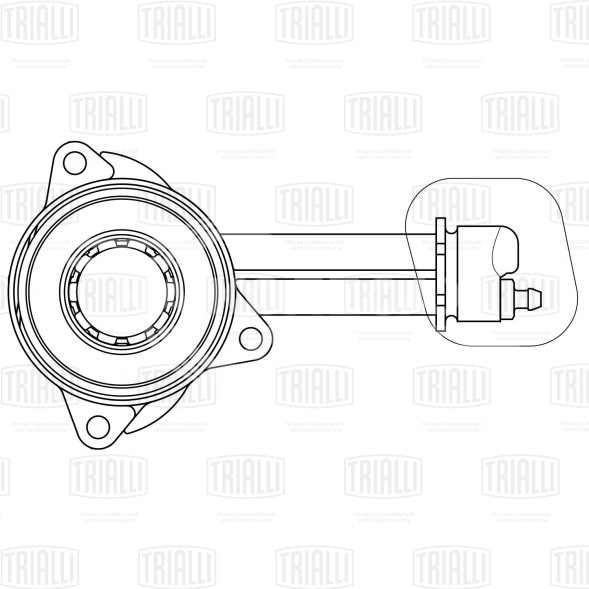 Муфта выключения сцепления для автомобилей Ford Transit (00-) 2.0D/ Transit (06-) 2.2TDCi (КПП VXT75/VMT6) алюминиевый корпус