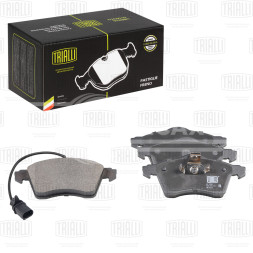 Колодки тормозные дисковые передние для автомобилей VW Transporter T4 (90-) 156.3мм (без датчика) (PF 1836)