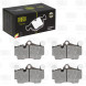 Колодки тормозные дисковые задние для автомобилей Audi Q7 (06-) / Porsche Cayenne (02-) 112x73 (в комплекте с 2-мя датчиками)