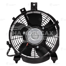 Электровентилятор кондиционера для автомобилей Mitsubishi Pajero Sport II (08-)/L200 IV (06-) (с кожухом)