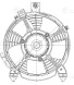 Электровентилятор кондиционера для автомобилей Mitsubishi Pajero Sport II (08-)/L200 IV (06-) (с кожухом)
