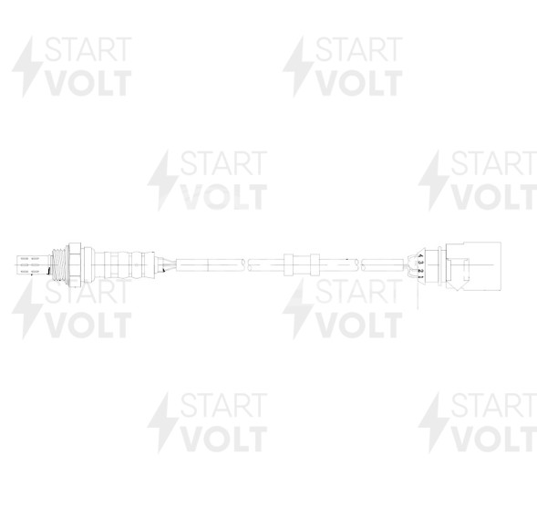 Датчик кислорода для автомобилей VAG Polo Sedan (10-)/Rapid (12-) 1.4TSI 125 л.с. после катализатора