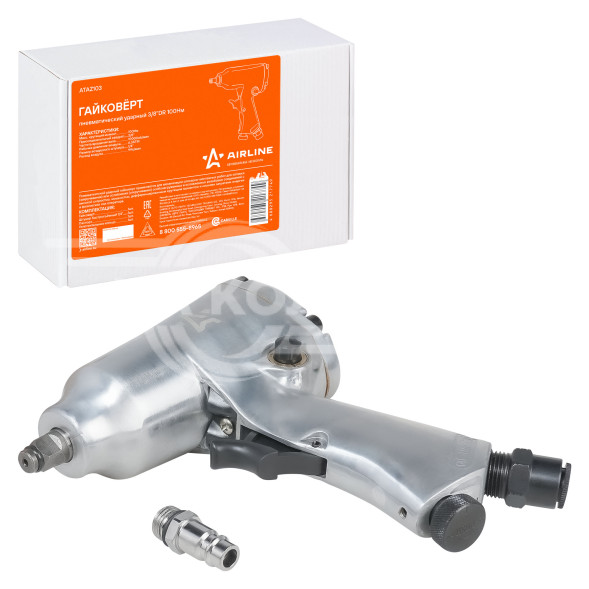 Гайковерт пневматический ударный 3/8&quot;DR 100Нм
