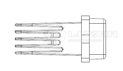Резистор электровентилятора отопителя для автомобилей Nissan Qashqai (06-)/X-Trail (T31) (07-) (auto A/C)