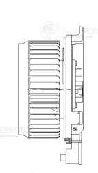 Электровентилятор отопителя для автомобилей Toyota Sequoia II (08-)