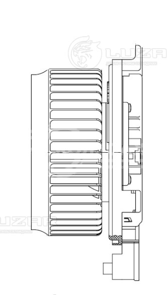 Электровентилятор отопителя для автомобилей Toyota Sequoia II (08-)