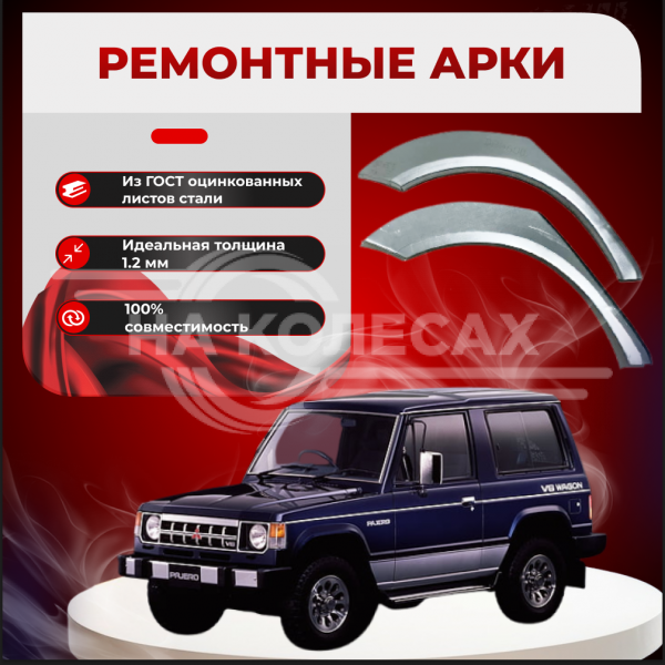 Ремонтные задние арки Mitsubishi Montero 1