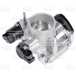 Заслонка дроссельная в сборе c РХХ/ДПДЗ для автомобилей Лада 2110/2115/1118/2170 увеличенный диаметр D56мм