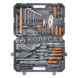 Набор инструментов универсальный 142пр. (головки 1/2&quot;, 1/4&quot;, 3/8&quot;) кейс