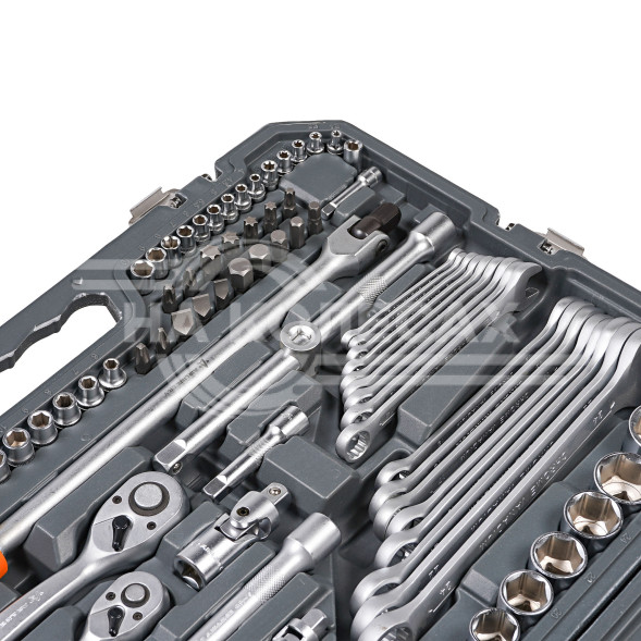 Набор инструментов универсальный 142пр. (головки 1/2&quot;, 1/4&quot;, 3/8&quot;) кейс