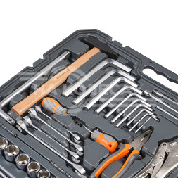 Набор инструментов универсальный 142пр. (головки 1/2&quot;, 1/4&quot;, 3/8&quot;) кейс