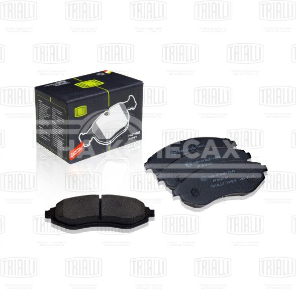 Колодки тормозные для автомобилей Chevrolet Aveo (02-)/Aveo T255 (08-) дисковые передние