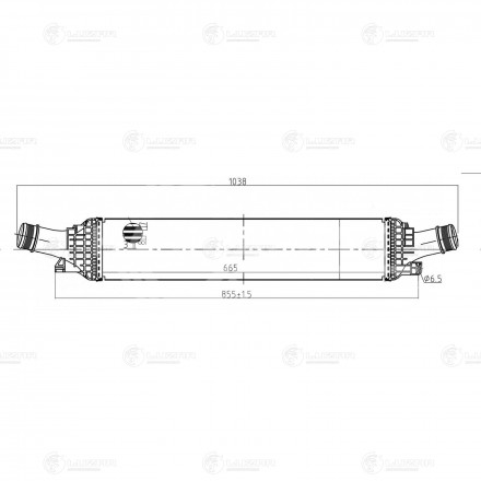ОНВ (радиатор интеркулера) для автомобилей Audi A4/A6/Q3/Q5