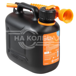 Канистра 5л пластиковая для дизеля, крышка с защитой от детей