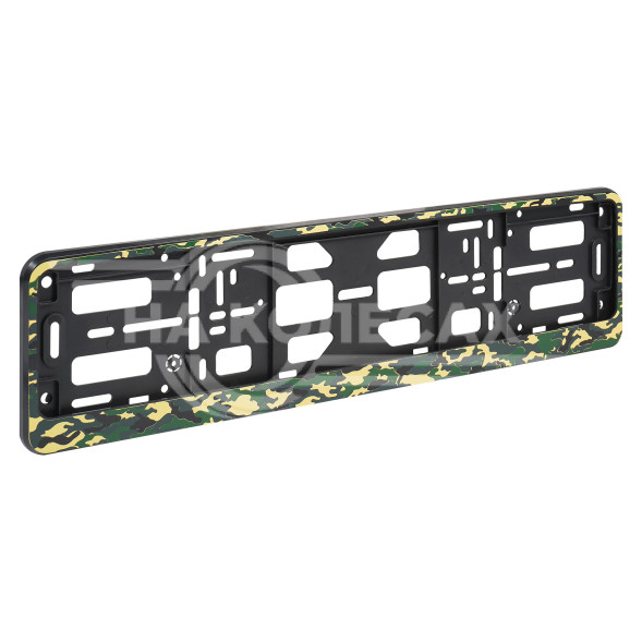 Рамка под номерной знак, камуфляж &quot;Лето&quot;, рамка-книжка