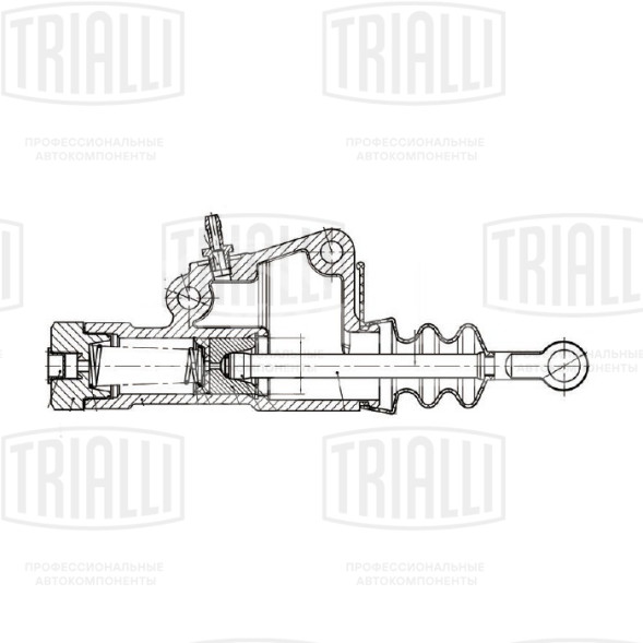 Цилиндр главный сцепления для автомобилей КамАЗ Euro 1-4