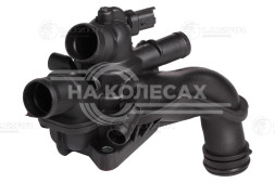 Термостат для автомобилей Peugeot 308 (07-)/Citroen C4 (08-) 1.6i АТ (рифленые патрубки и два датчика) (105°С)