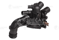 Термостат для автомобилей Peugeot 308 (07-)/Citroen C4 (08-) 1.6i АТ (рифленые патрубки и два датчика) (105°С)
