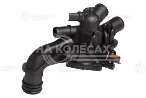 Термостат для автомобилей Peugeot 308 (07-)/Citroen C4 (08-) 1.6i АТ (рифленые патрубки и два датчика) (105°С)