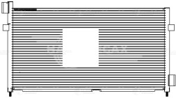 Радиатор кондиционера для автомобилей Volvo FH (02-)