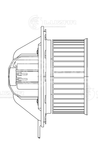 Электровентилятор отопителя для автомобилей BMW 3 (E90) (05-)/X3 (F25) (10-)
