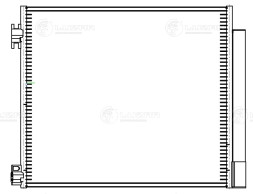 Радиатор кондиционера для автомобилей Qashqai (14-)/X-Trail (14-)