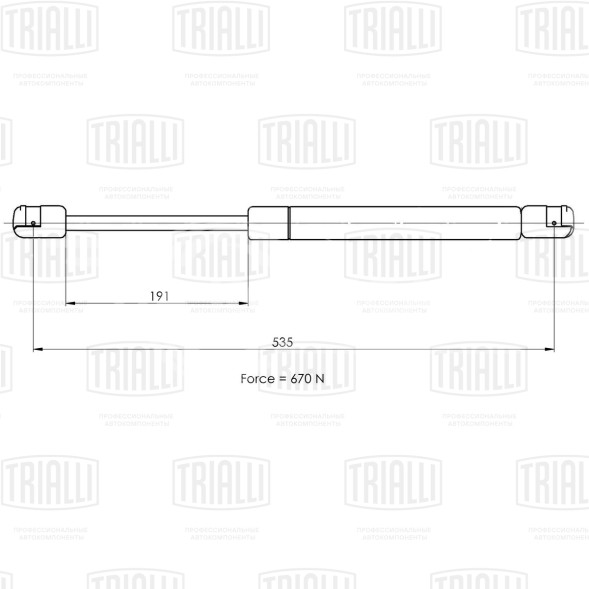 Амортизатор (упор) крышки багажника для автомобиля Ford Focus III (11-)  универсал