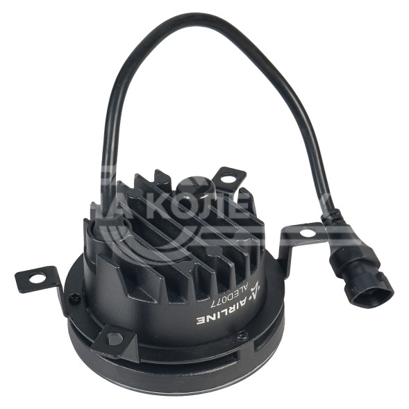 Фара светодиодная, четкая световая граница, 27Вт Белый, D-90мм, комплект 2 шт.