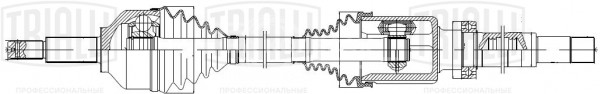 Привод правый для автомобилей Ford Transit (13-) 2.2TDCi VMT6