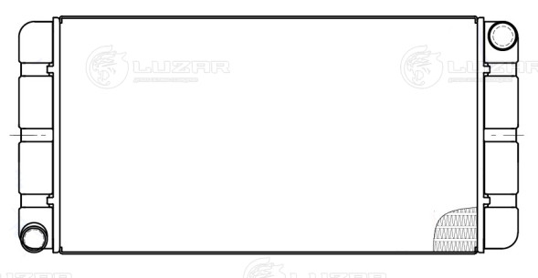 Радиатор отопителя для автомобилей МАЗ 4370/64221