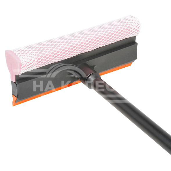 Щетка для мытья стекол с поролоном и водосгоном (39см)