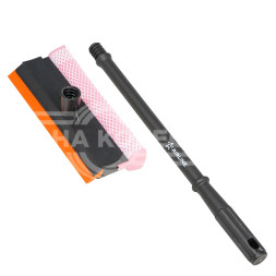 Щетка для мытья стекол с поролоном и водосгоном (39см)