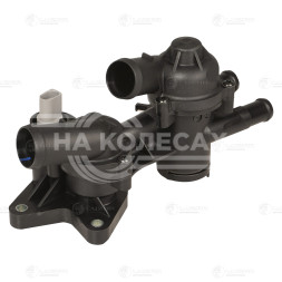 Термостат для автомобилей VW Tiguan (08-)/Jetta IV (11-) 1.4T [CAVA] (80/95°С) (с корпусом)