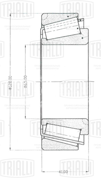 Подшипник ступицы передней внутренний для автомобиля Mercedes Atego 2/Renault Magnum