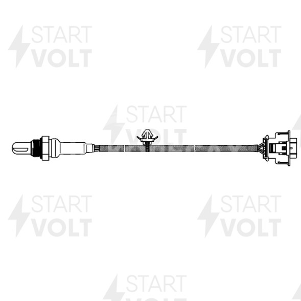 Датчик кислорода для автомобилей Opel Astra H (04-)/Astra G (98-) 1.6i после катализатора