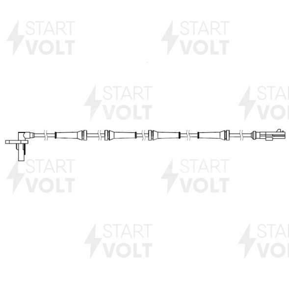 Датчик ABS для автомобилей Renualt Duster (10-)/Duster II (21-)/Arkana (19-) задний 4x4