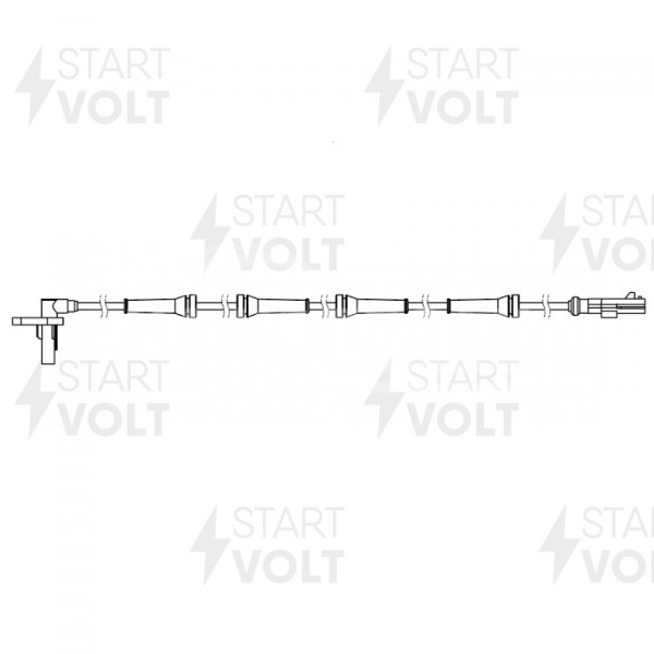 Датчик ABS для автомобилей Renualt Duster (10-)/Duster II (21-)/Arkana (19-) задний 4x4