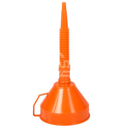 Воронка D-160мм с гибким носиком, L=360мм, латунная сетка, пакет с навершием