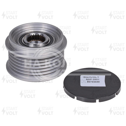 Шкив с обгонной муфтой генератора для автомобилей Chevrolet Captiva (06-)/Opel Antara (06-) 2.0D