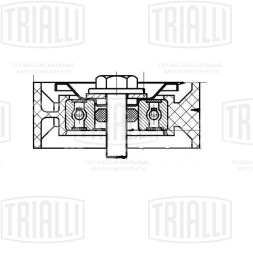Ролик приводного ремня для автомобилей Opel Insignia (08-) 2.0d [A20D] (опорный) (CM 5119)