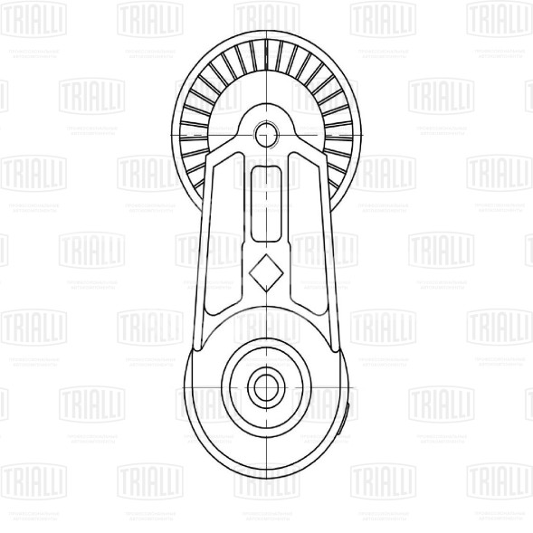 Ролик привод. ремня для автомобилей Opel Vectra C (02-) 2.0i/2.2i (с натяж. мех.) (CM 5318)