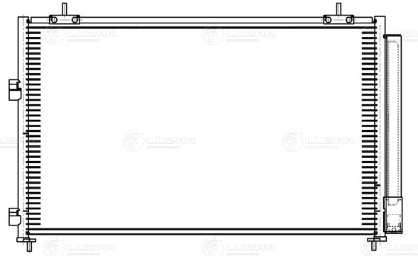 Радиатор кондиционера для автомобилей RAV 4 (13-)