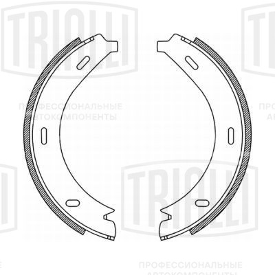 Колодки тормозные для автомобилей Mercedes Vito/Viano (W638) (96-) барабанные стояночного тормоза 178x20