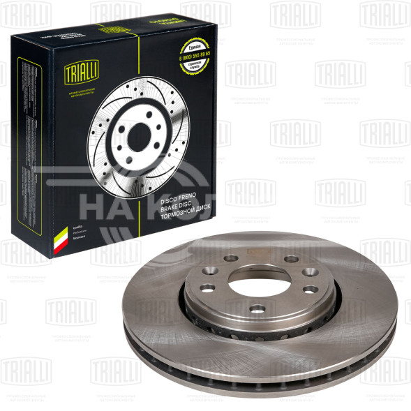 Диск тормозной для автомобилей Renault Megane III (08-) / Laguna (07-) / Scenic (09-) / Latitude (10-) передний d=296