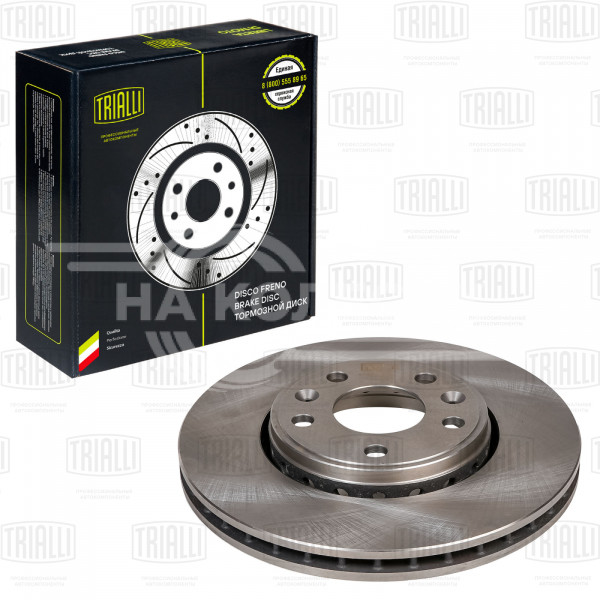 Диск тормозной для автомобилей Renault Megane III (08-) / Laguna (07-) / Scenic (09-) / Latitude (10-) передний d=296