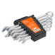Набор ключей комбинированных 6 предметов (8-17мм) пласт. держатель