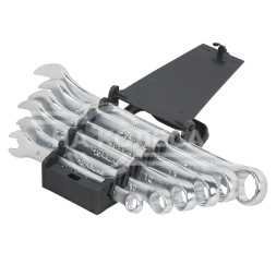 Набор ключей комбинированных 6 предметов (8-17мм) пласт. держатель