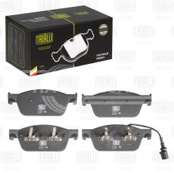 Колодки тормозные дисковые передние для автомобилей VW Transporter T5 (03-) 193.1мм (PF 1841)